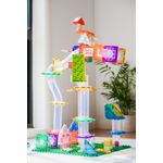 Jucarii, Copii si Bebe - Jucarii si jocuri - Seturi de constructie si cuburi - Seturi de constructie - Set magnetic Magblox - 98 piese, circuit cu bile - Magbrix Marble Run - Infinity.ro