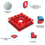 Jucarii, Copii si Bebe - Jucarii si jocuri - Seturi de constructie si cuburi - Seturi de constructie - Set magnetic Magblox - 98 piese, circuit cu bile - Magbrix Marble Run - Infinity.ro