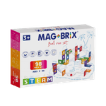 Jucarii, Copii si Bebe - Jucarii si jocuri - Seturi de constructie si cuburi - Seturi de constructie - Set magnetic Magblox - 98 piese, circuit cu bile - Magbrix Marble Run - Infinity.ro