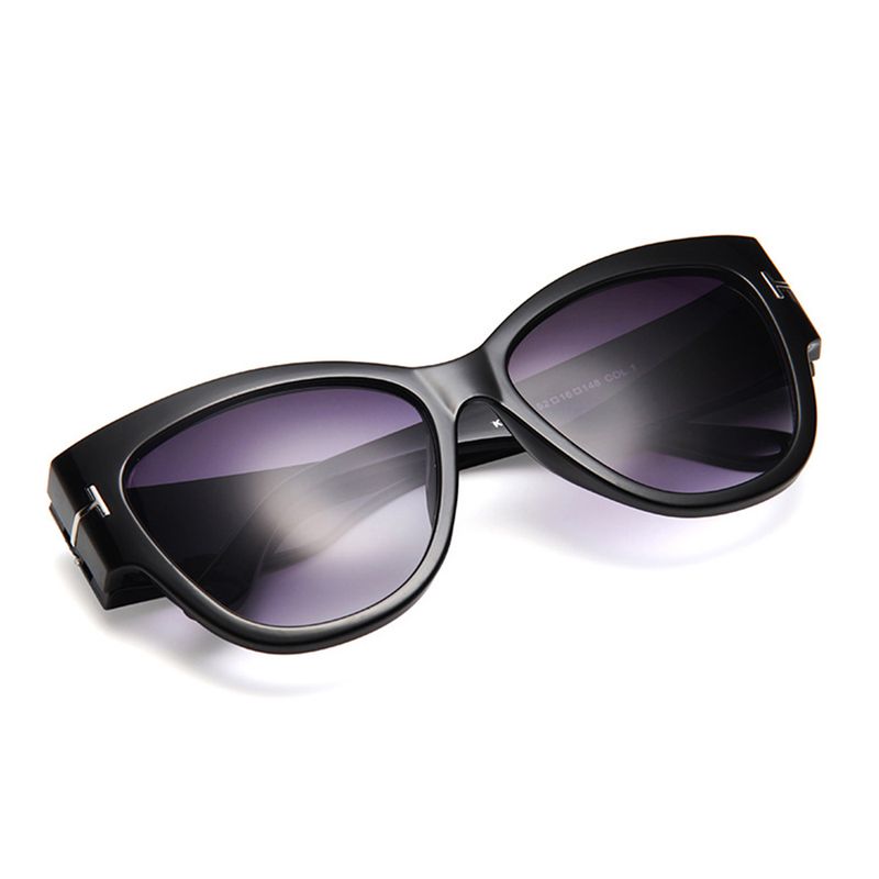 Fashion, accesorii si bijuterii - Femei - Accesorii femei - Ochelari de soare femei - Techsuit - Sunglasses (9778) - for Women with PC Frame and Lens, Cat Eye - Black / Brown - Infinity.ro