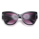 Fashion, accesorii si bijuterii - Femei - Accesorii femei - Ochelari de soare femei - Techsuit - Sunglasses (9778) - for Women with PC Frame and Lens, Cat Eye - Black / Brown - Infinity.ro