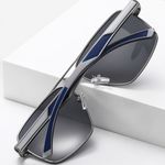 Fashion, accesorii si bijuterii - Barbati - Accesorii barbati - Ochelari de soare barbati - Techsuit - Sunglasses Polarized (LM001) - for Men, with UV Protection, Aluminum Alloy Frame - Gun Color / Photochromic - Infinity.ro