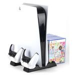 PC, gaming si accesorii - Gaming - Accesorii gaming - Accesorii console gaming - Statie de andocare pentru incarcare pentru PlayStation 5, Konix, Mythics, negru - Infinity.ro