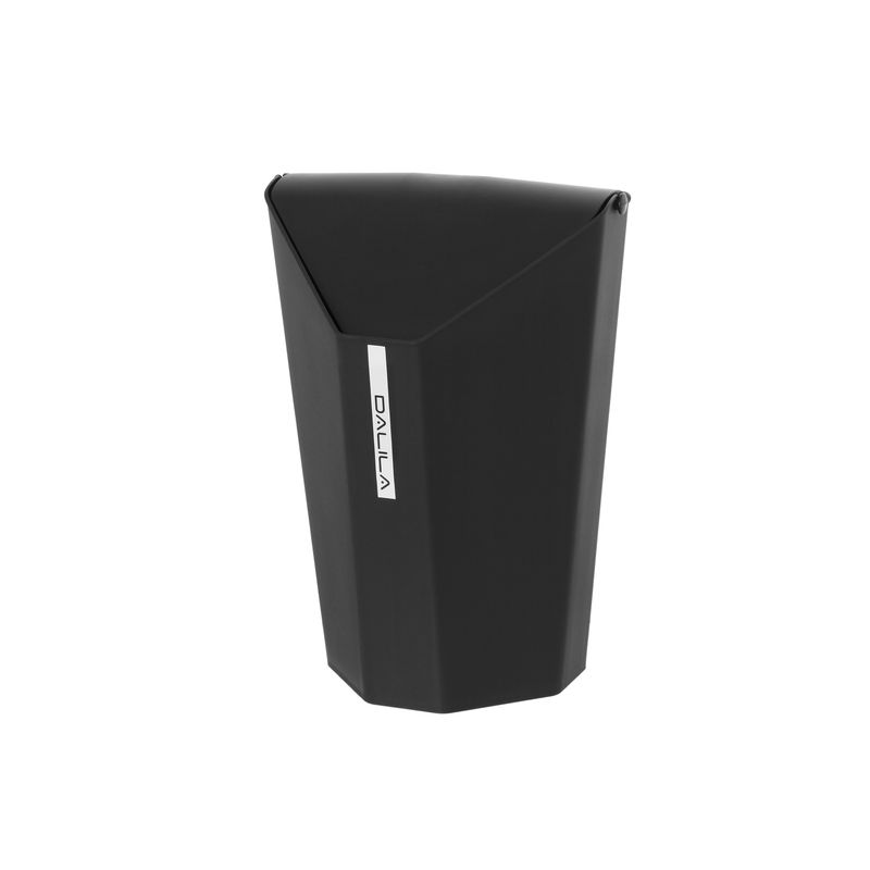 Casa si Gradina - Mobilier - Organizare si depozitare - Cosuri de gunoi - Cos de gunoi FERIDRAS Dalila, negru, 6.5l, pentru colt, capac basculant - Infinity.ro