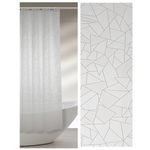 Casa si Gradina - Sanitare - Suporturi si accesorii baie - Accesorii baie - Perdea dus Feridras vinil, 180x200 cm - Infinity.ro