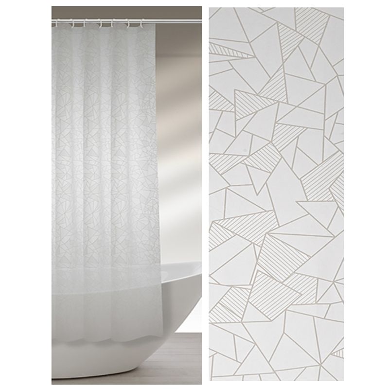 Casa si Gradina - Sanitare - Suporturi si accesorii baie - Accesorii baie - Perdea dus Feridras vinil, 180x200 cm - Infinity.ro