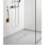 Casa si Gradina - Constructii - Materiale constructii - Sisteme de scurgere - Rigola dus Maxiflow Pera cu gratar inox, 50cm - Infinity.ro