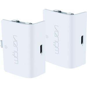 Set 2 baterii Venom, Compatibilitate Xbox One, Xbox Seriile S & X, 850 mAh, alb