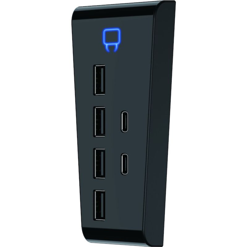 PC, gaming si accesorii - Gaming - Accesorii gaming - Accesorii console gaming - Hub USB cu 6 porturi, Venom, pentru Playstation 5, negru - Infinity.ro