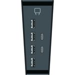 PC, gaming si accesorii - Gaming - Accesorii gaming - Accesorii console gaming - Hub USB cu 6 porturi, Venom, pentru Playstation 5, negru - Infinity.ro