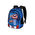 Carti si Birotica - Rechizite - Rucsacuri si genti scolare - Ghiozdan scoala Captain America Gears 46 x 34 x 21 cm Albastru 46 x 34 x 21 cm - Infinity.ro
