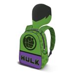 Carti si Birotica - Rechizite - Rucsacuri si genti scolare - Ghiozdan gradinita Hulk cu gluga 31 x 26 x 11 cm 31 x 26 x 11 cm Verde/Negru - Infinity.ro