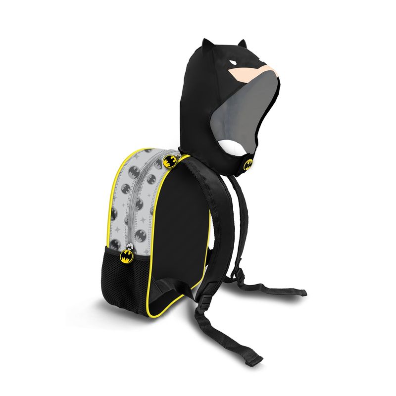 Carti si Birotica - Rechizite - Rucsacuri si genti scolare - Ghiozdan gradinita Batman cu gluga 31 x 26 x 11 cm 31 x 26 x 11 cm Gri/Negru - Infinity.ro