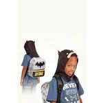 Carti si Birotica - Rechizite - Rucsacuri si genti scolare - Ghiozdan gradinita Batman cu gluga 31 x 26 x 11 cm 31 x 26 x 11 cm Gri/Negru - Infinity.ro