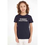 Fashion, accesorii si bijuterii - Copii - Imbracaminte copii - Tricouri copii - Tricou copii Tommy Hilfiger KB0KB08555 140 CM Bleumarin 10 ani - Infinity.ro