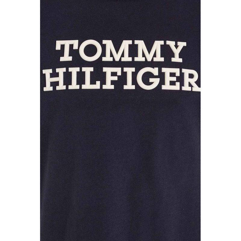 Fashion, accesorii si bijuterii - Copii - Imbracaminte copii - Tricouri copii - Tricou copii Tommy Hilfiger KB0KB08555 140 CM Bleumarin 10 ani - Infinity.ro