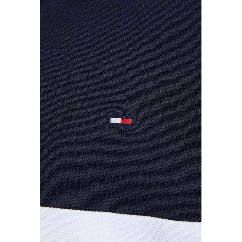 Fashion, accesorii si bijuterii - Copii - Imbracaminte copii - Bluze si camasi copii - Bluza polo baieti Tommy Hilfiger KB0KB08656 140 CM Bleumarin 10 ani - Infinity.ro