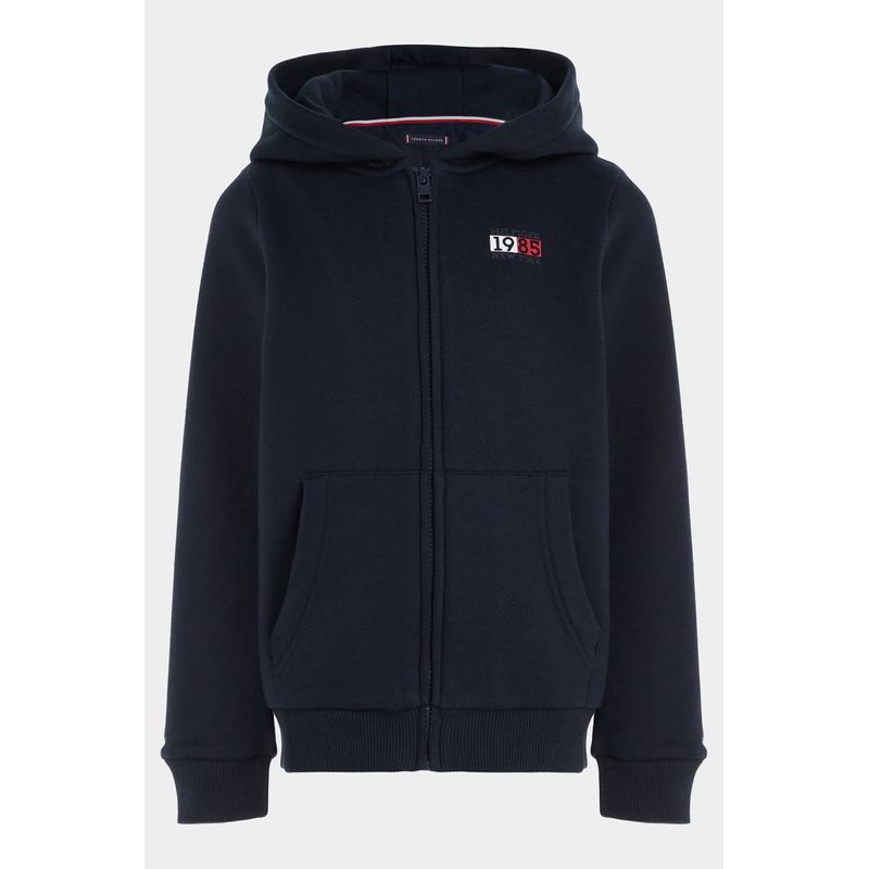 Fashion, accesorii si bijuterii - Copii - Imbracaminte copii - Pulovere si hanorace copii - Hanorac baieti Tommy Hilfiger KB0KB08629 104 CM 4 ani Bleumarin - Infinity.ro