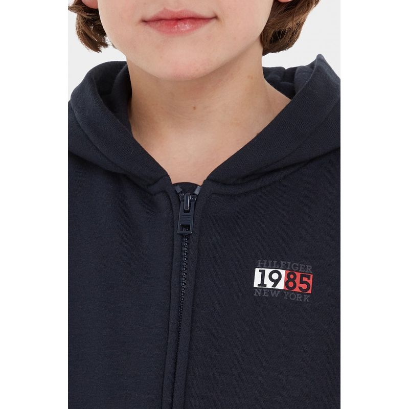 Fashion, accesorii si bijuterii - Copii - Imbracaminte copii - Pulovere si hanorace copii - Hanorac baieti Tommy Hilfiger KB0KB08629 Bleumarin 152 CM 12 ani - Infinity.ro