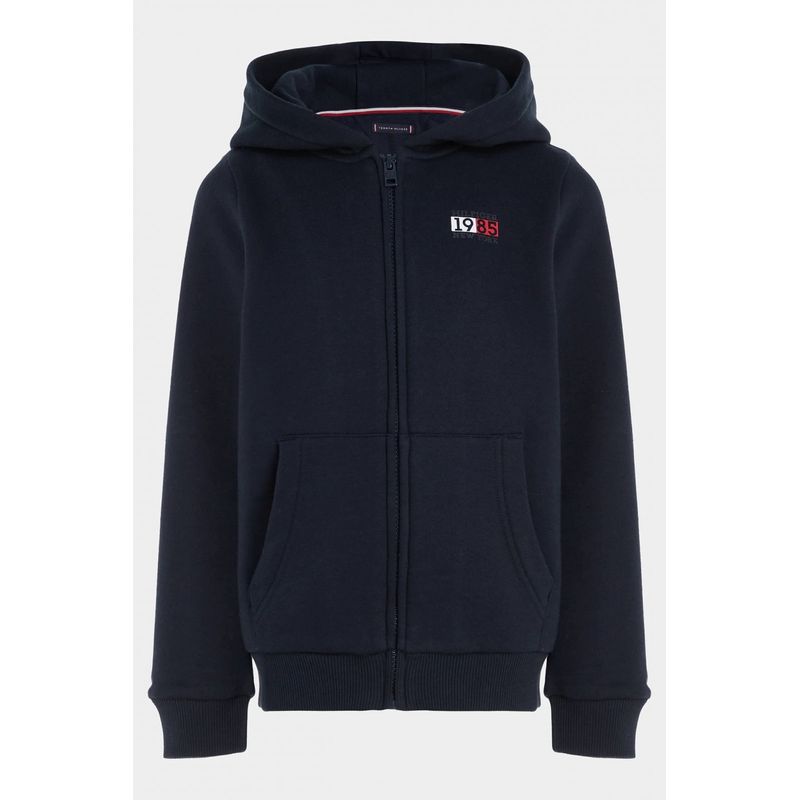 Fashion, accesorii si bijuterii - Copii - Imbracaminte copii - Pulovere si hanorace copii - Hanorac baieti Tommy Hilfiger KB0KB08629 Bleumarin 152 CM 12 ani - Infinity.ro