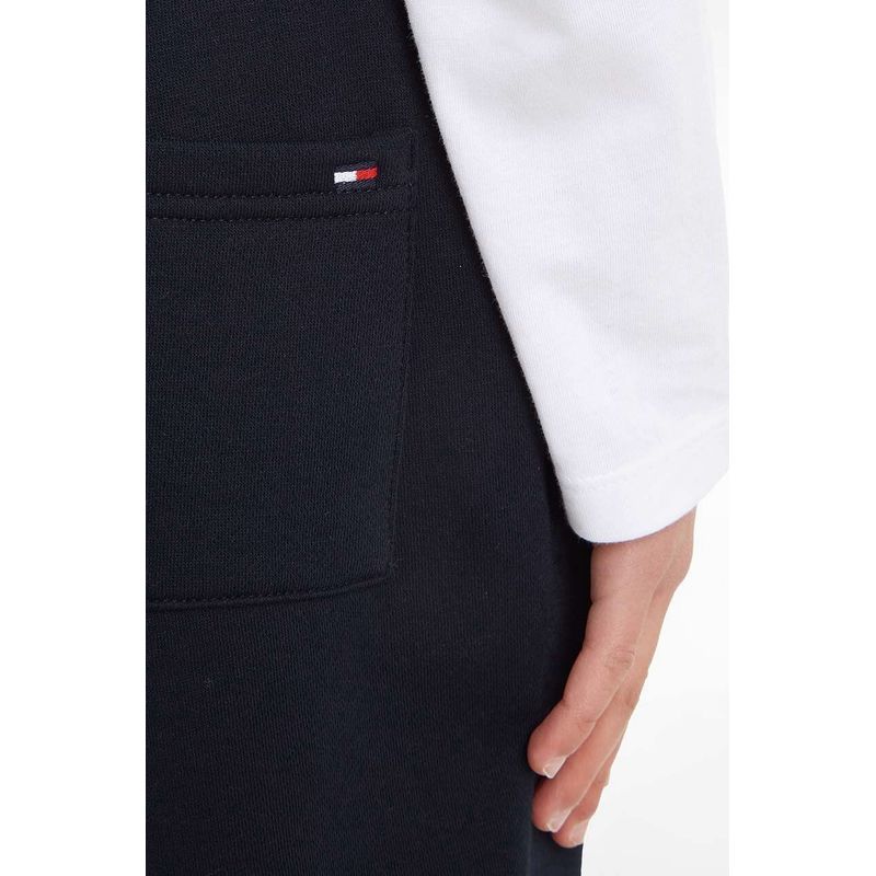 Fashion, accesorii si bijuterii - Copii - Imbracaminte copii - Pantaloni copii - Pantaloni trening copii Tommy Hilfiger KB0KB08475 152 CM 12 ani Bleumarin - Infinity.ro