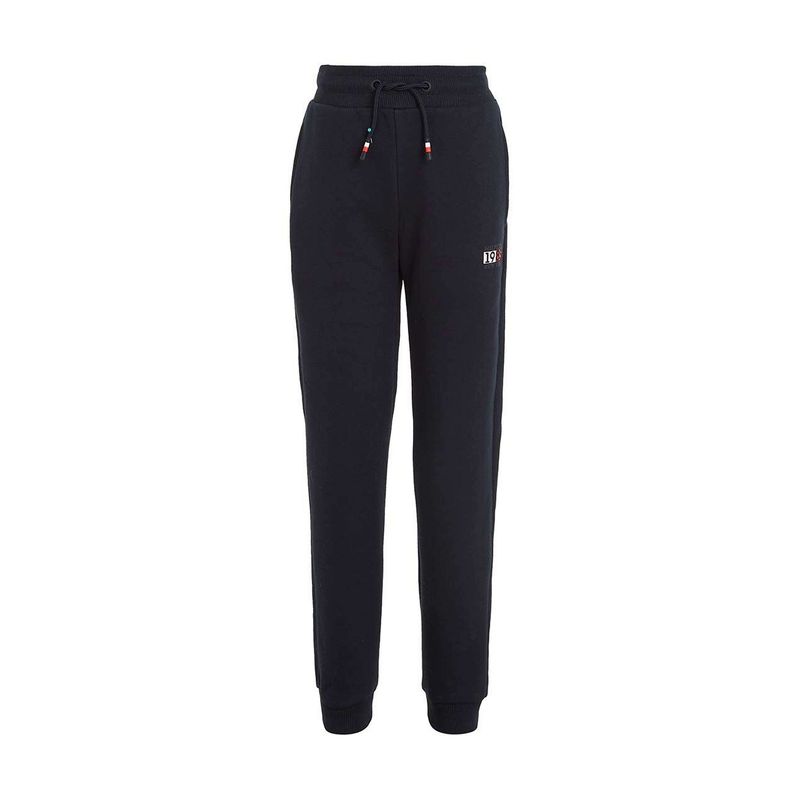 Fashion, accesorii si bijuterii - Copii - Imbracaminte copii - Pantaloni copii - Pantaloni trening copii Tommy Hilfiger KB0KB08475 152 CM 12 ani Bleumarin - Infinity.ro
