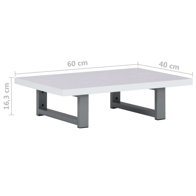 Casa si Gradina - Mobilier - Mobilier baie - Etajere baie - Mobilier de baie, alb, 60 x 40 x 16,3 cm - Infinity.ro