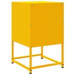 Casa si Gradina - Mobilier - Comode si corpuri - Noptiere - Noptiera, galben mustar, 36x39x60,5 cm, otel - Infinity.ro
