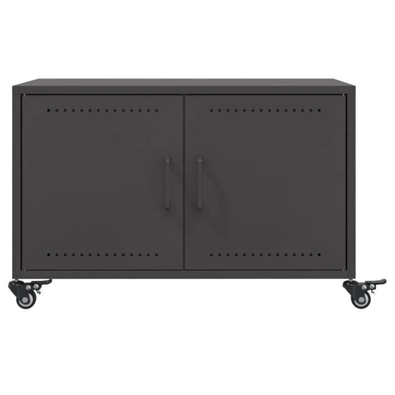 Casa si Gradina - Mobilier - Mese si birouri - Masute de cafea - Masuta de cafea, negru, 68x50x43,5 cm, otel laminat la rece - Infinity.ro