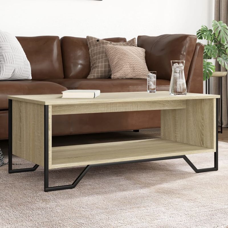 Casa si Gradina - Mobilier - Mese si birouri - Masute de cafea - Masuta de cafea, stejar sonoma, 100x51x40 cm, lemn prelucrat - Infinity.ro