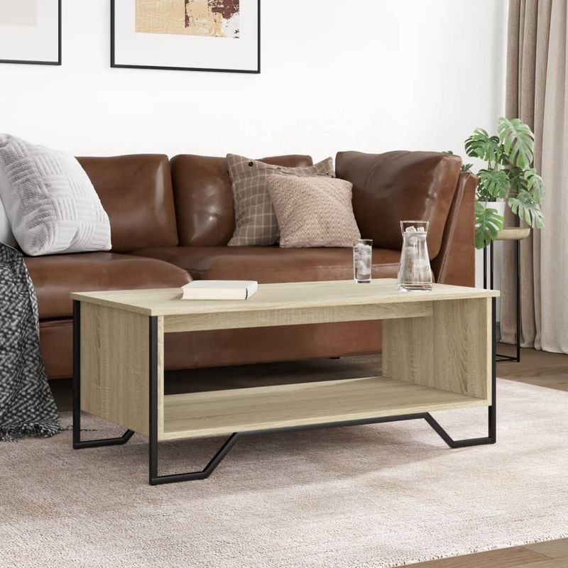 Casa si Gradina - Mobilier - Mese si birouri - Masute de cafea - Masuta de cafea, stejar sonoma, 100x51x40 cm, lemn prelucrat - Infinity.ro