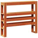 Casa si Gradina - Mobilier - Paturi si accesorii - Paturi - Cadru de pat cu tablie, maro ceruit, 100x200 cm, lemn masiv pin - Infinity.ro