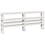 Casa si Gradina - Mobilier - Paturi si accesorii - Paturi - Cadru de pat fara saltea, alb, 200x200 cm, lemn masiv pin - Infinity.ro