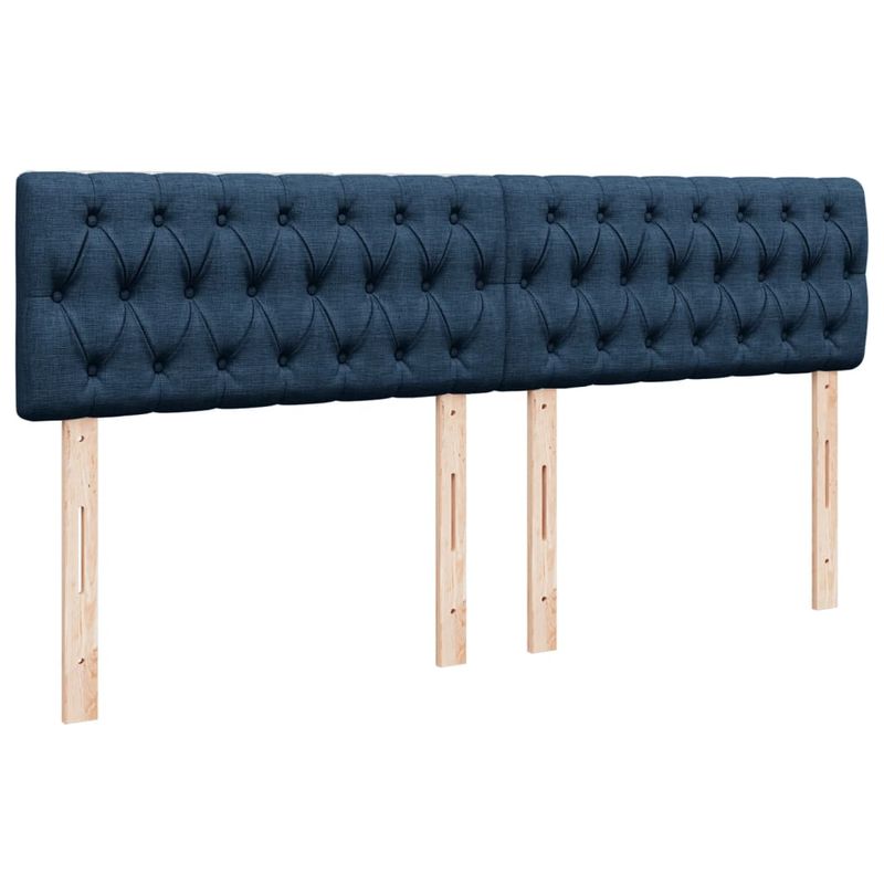 Casa si Gradina - Mobilier - Paturi si accesorii - Paturi - Pat box spring cu saltea, albastru, 180x200 cm, material textil - Infinity.ro