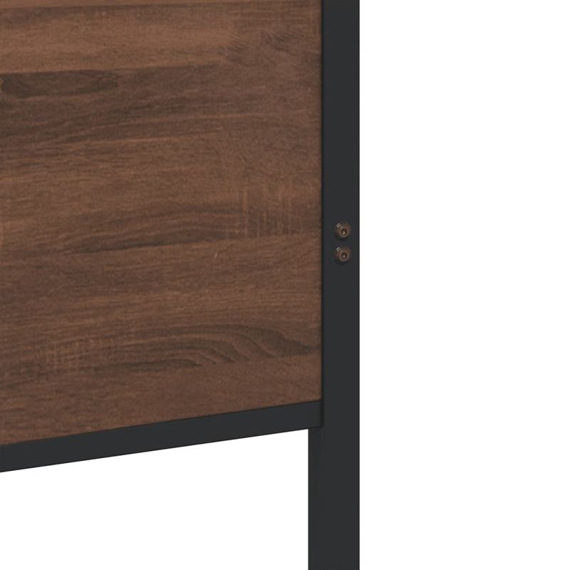 Casa si Gradina - Mobilier - Paturi si accesorii - Paturi - Cadru pat metalic cu tablie la cap/picioare, 140x190 cm, model cu tăblie și suport de picioare - Infinity.ro