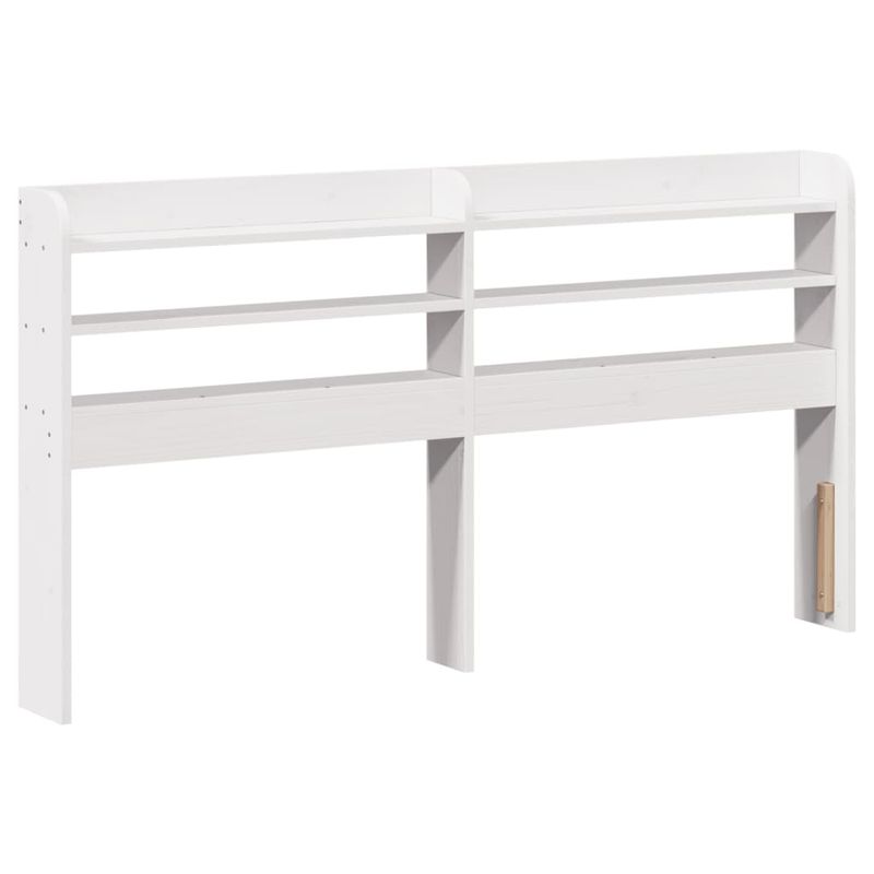 Casa si Gradina - Mobilier - Paturi si accesorii - Paturi - Cadru de pat fara saltea, alb, 140x190 cm, lemn masiv de pin - Infinity.ro