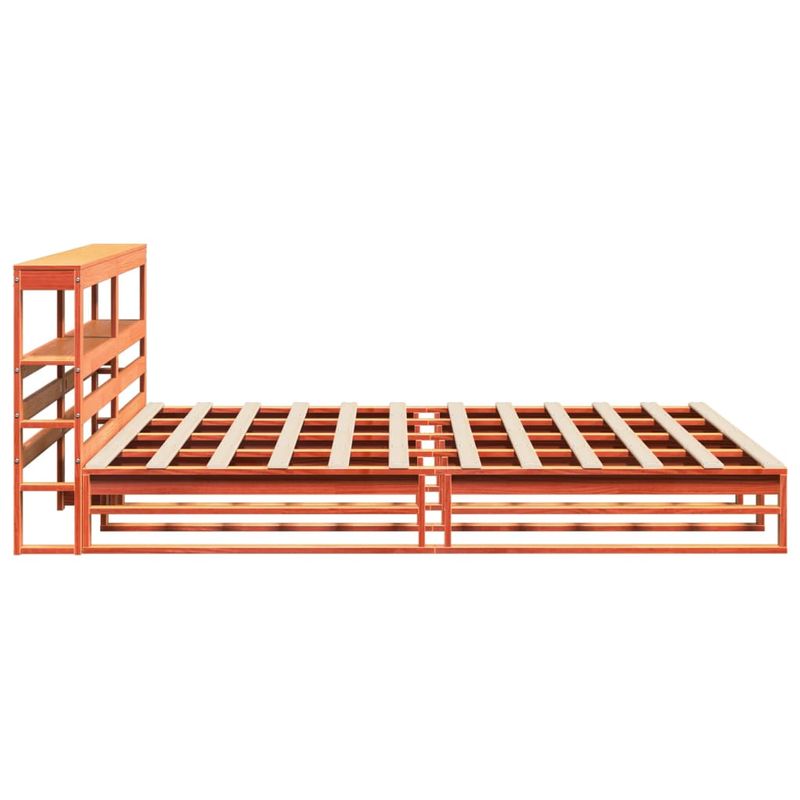Casa si Gradina - Mobilier - Paturi si accesorii - Paturi - Cadru de pat fara saltea, maro ceruit 180x200 cm lemn masiv pin - Infinity.ro