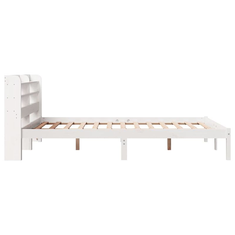 Casa si Gradina - Mobilier - Paturi si accesorii - Paturi - Cadru de pat fara saltea, alb, 150x200 cm, lemn masiv pin - Infinity.ro