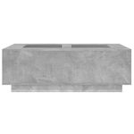 Casa si Gradina - Mobilier - Mese si birouri - Masute de cafea - Masuta de cafea cu LED infinity, gri beton, 116x69x40 cm - Infinity.ro