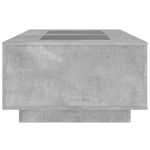 Casa si Gradina - Mobilier - Mese si birouri - Masute de cafea - Masuta de cafea cu LED infinity, gri beton, 116x69x40 cm - Infinity.ro