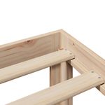 Casa si Gradina - Mobilier - Paturi si accesorii - Paturi - Cadru de pat cu tablie, 120x190 cm, lemn masiv pin - Infinity.ro