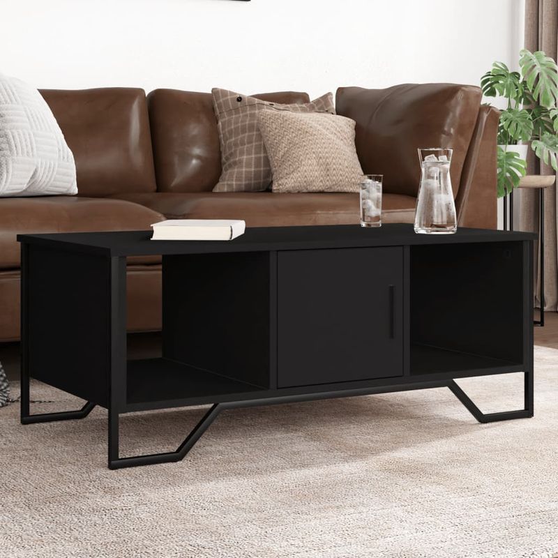 Casa si Gradina - Mobilier - Mese si birouri - Masute de cafea - Masuta de cafea, negru, 100x51x40 cm, lemn prelucrat - Infinity.ro