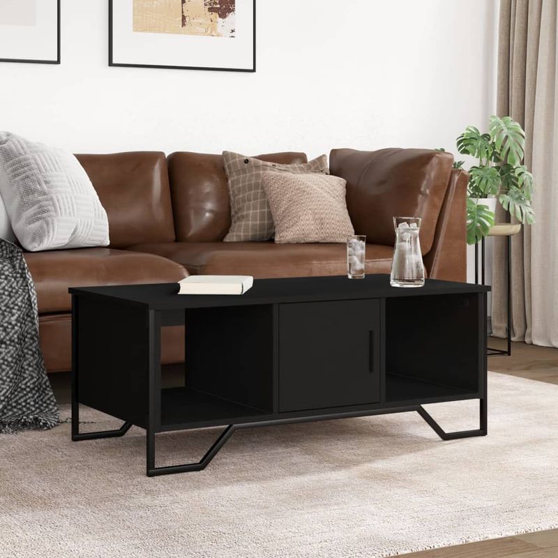 Casa si Gradina - Mobilier - Mese si birouri - Masute de cafea - Masuta de cafea, negru, 100x51x40 cm, lemn prelucrat - Infinity.ro
