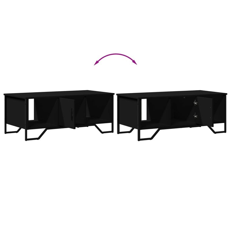 Casa si Gradina - Mobilier - Mese si birouri - Masute de cafea - Masuta de cafea, negru, 100x51x40 cm, lemn prelucrat - Infinity.ro