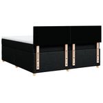 Casa si Gradina - Mobilier - Paturi si accesorii - Paturi - Pat box spring cu saltea, negru, 180x200 cm, catifea - Infinity.ro