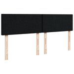 Casa si Gradina - Mobilier - Paturi si accesorii - Paturi - Pat box spring cu saltea, negru, 180x200 cm, catifea - Infinity.ro