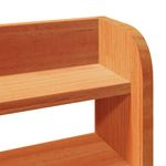 Casa si Gradina - Mobilier - Paturi si accesorii - Paturi - Cadru pat fara saltea, maro ceruit, 135x190 cm, lemn masiv pin - Infinity.ro