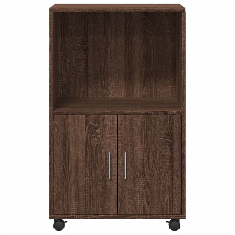 Casa si Gradina - Mobilier - Comode si corpuri - Comode - Dulap cu roti, stejar maro, 55x40x91 cm, lemn compozit - Infinity.ro
