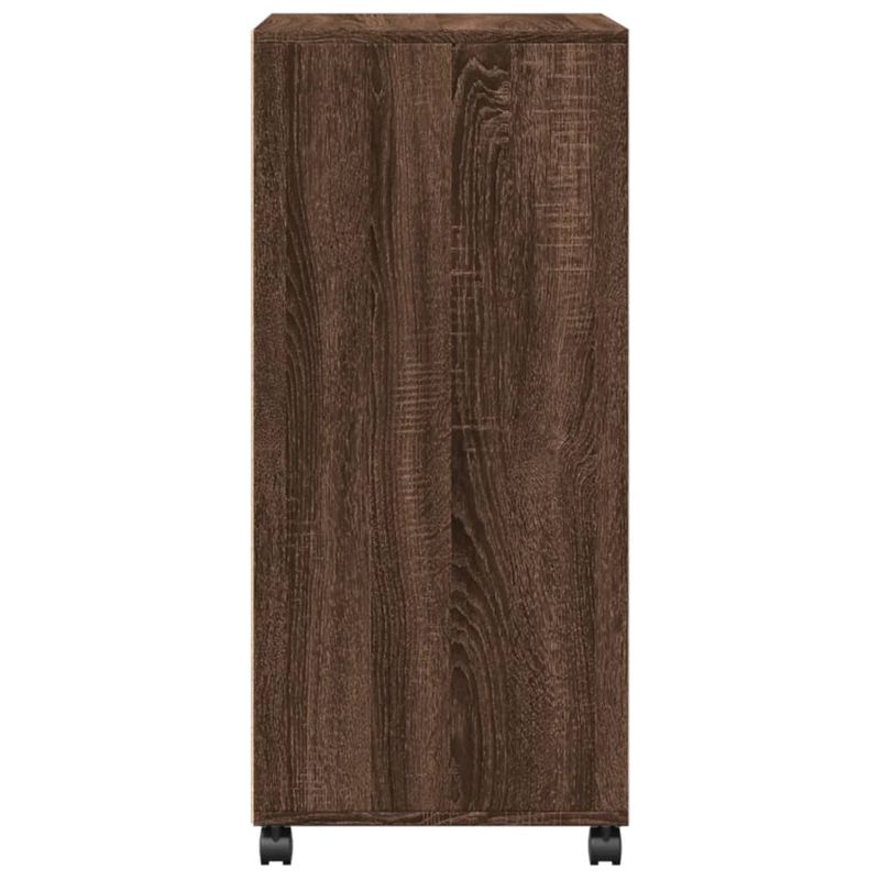 Casa si Gradina - Mobilier - Comode si corpuri - Comode - Dulap cu roti, stejar maro, 55x40x91 cm, lemn compozit - Infinity.ro