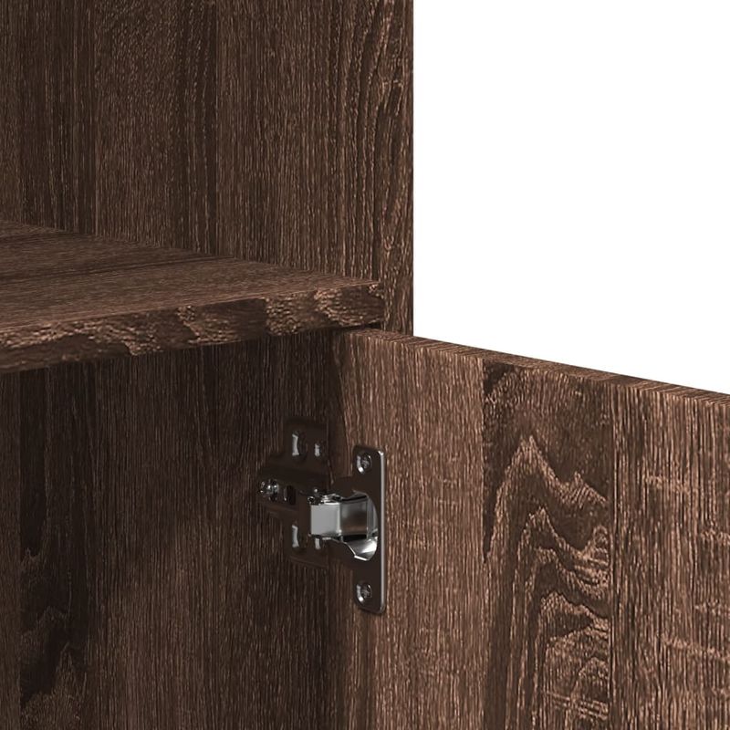 Casa si Gradina - Mobilier - Comode si corpuri - Comode - Dulap cu roti, stejar maro, 55x40x91 cm, lemn compozit - Infinity.ro